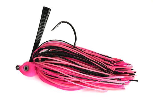 Hand and Wire Tied Poison Tail Swim Jig