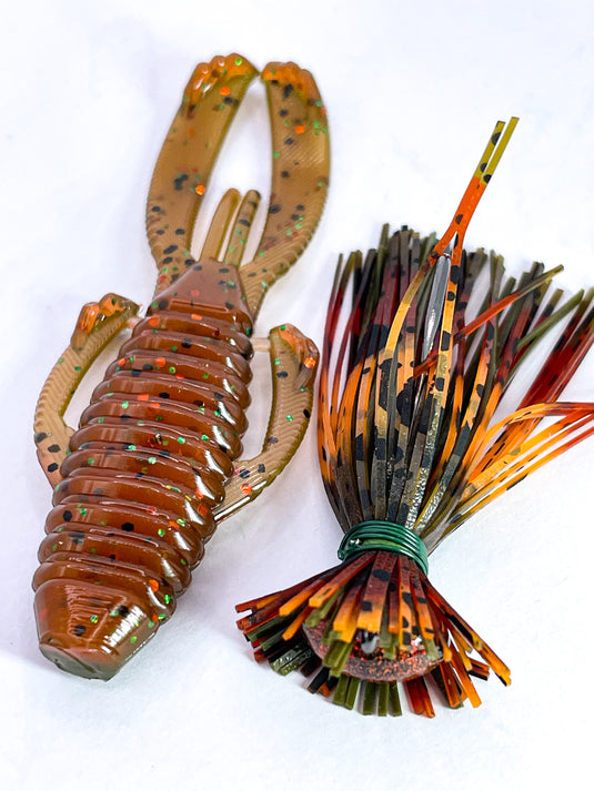 Hand and Wire Tied Finesse Football Jig