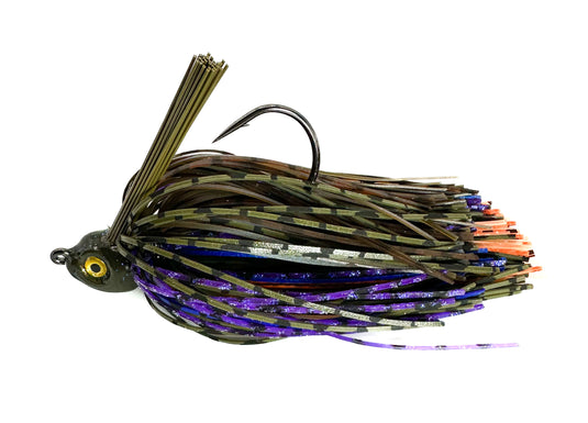 Hand and Wire Tied Poison Tail Swim Jig