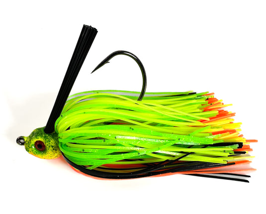 Hand and Wire Tied Poison Tail Swim Jig