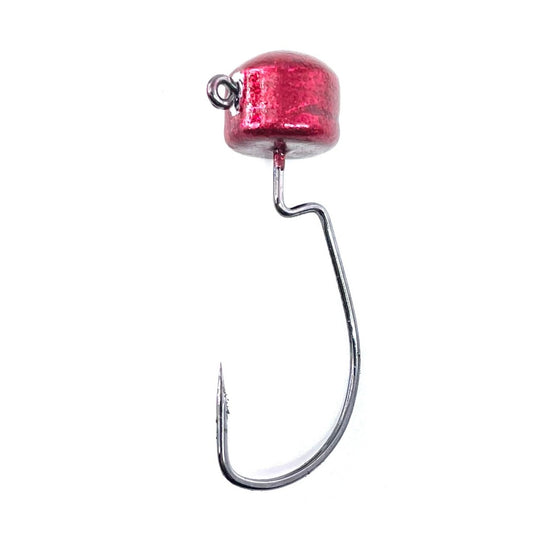 3/32 oz Black Ned Midwest Rig/Finesse Jig head 10PK With Strong #1